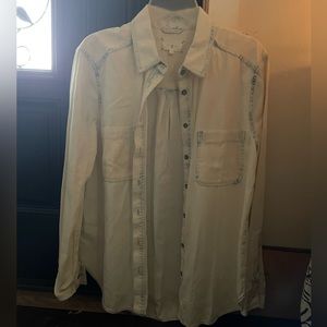 Lou & Grey Faded Denim Shirt